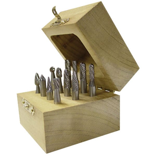 9 Piece Wood Bur Set Dblcut